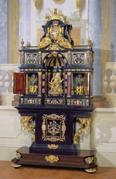 Kabinet der Kurfürstin von der Pfalz, ca. 1704 von Giovanni Battista Foggini